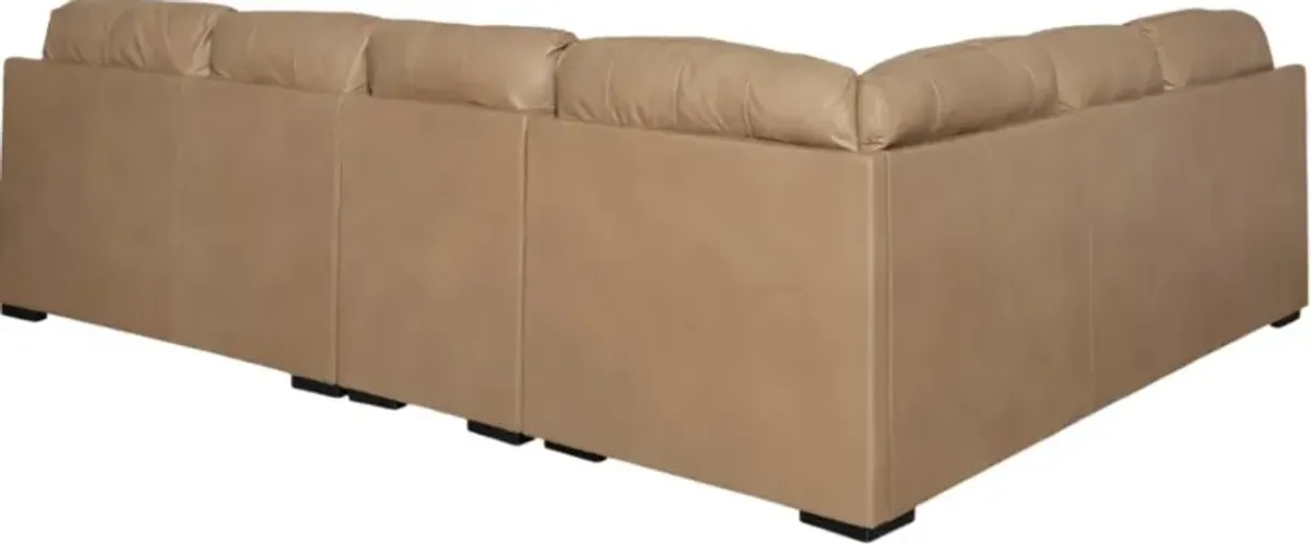 Signature Design by Ashley® Bandon 3-Piece Toffee Left-Arm Facing Sectional