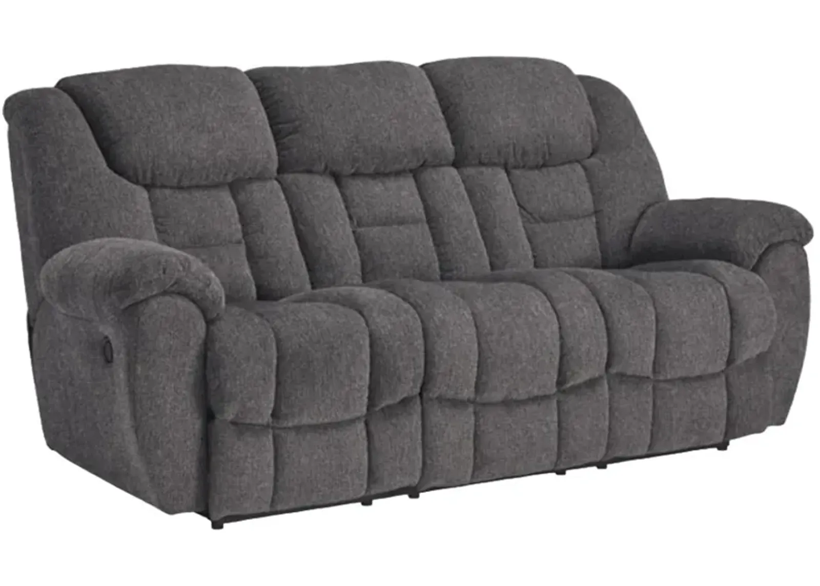 Signature Design by Ashley® Foreside Charcoal Reclining Sofa