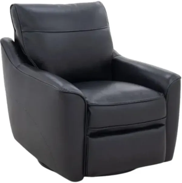 iPowr Maverick Blueberry Power Swivel Recliner