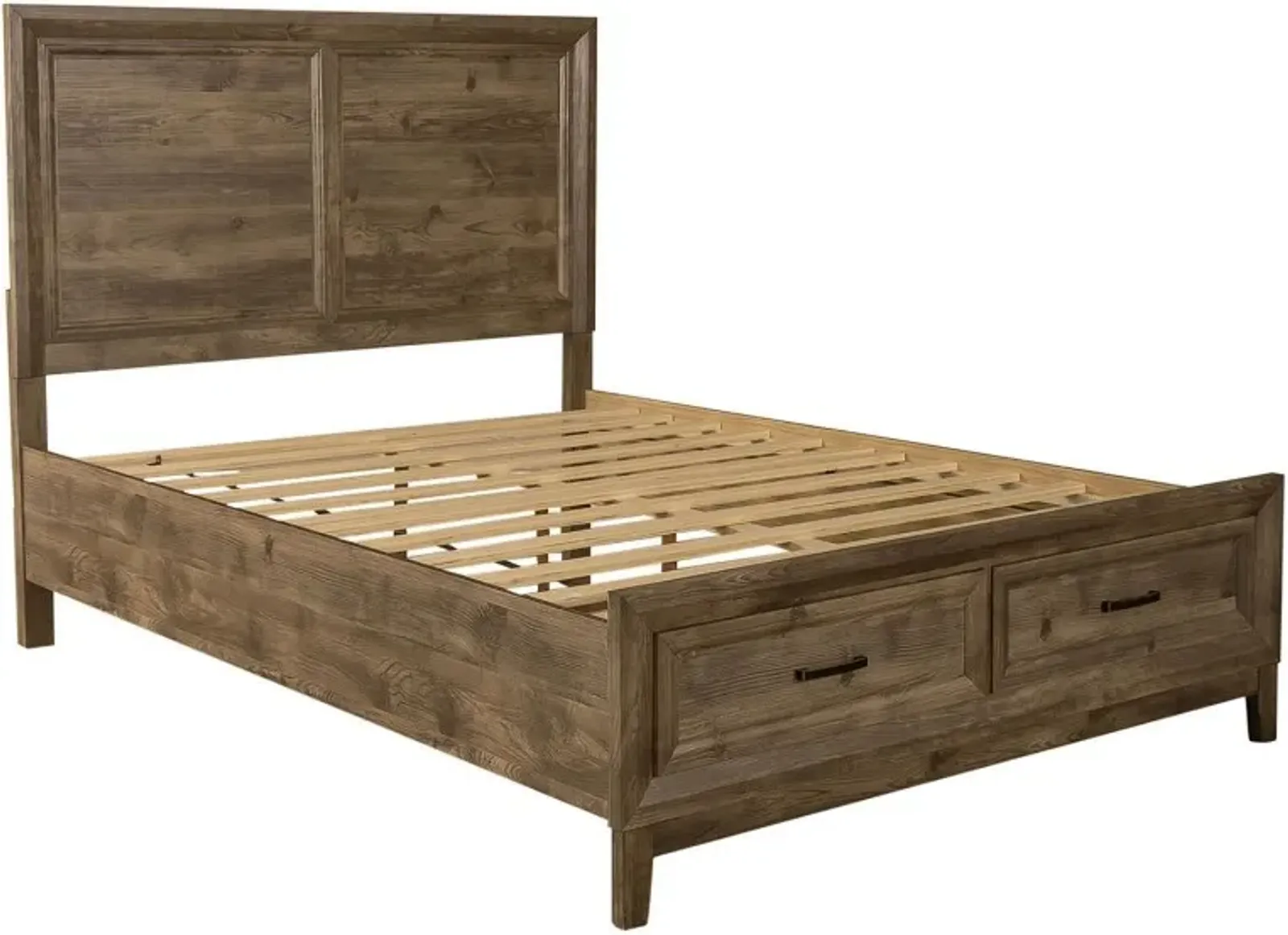 Liberty Furniture Ridgecrest Cobblestone King Storage Bed