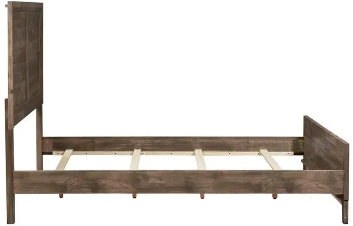 Liberty Furniture Ridgecrest Cobblestone Twin Panel Bed