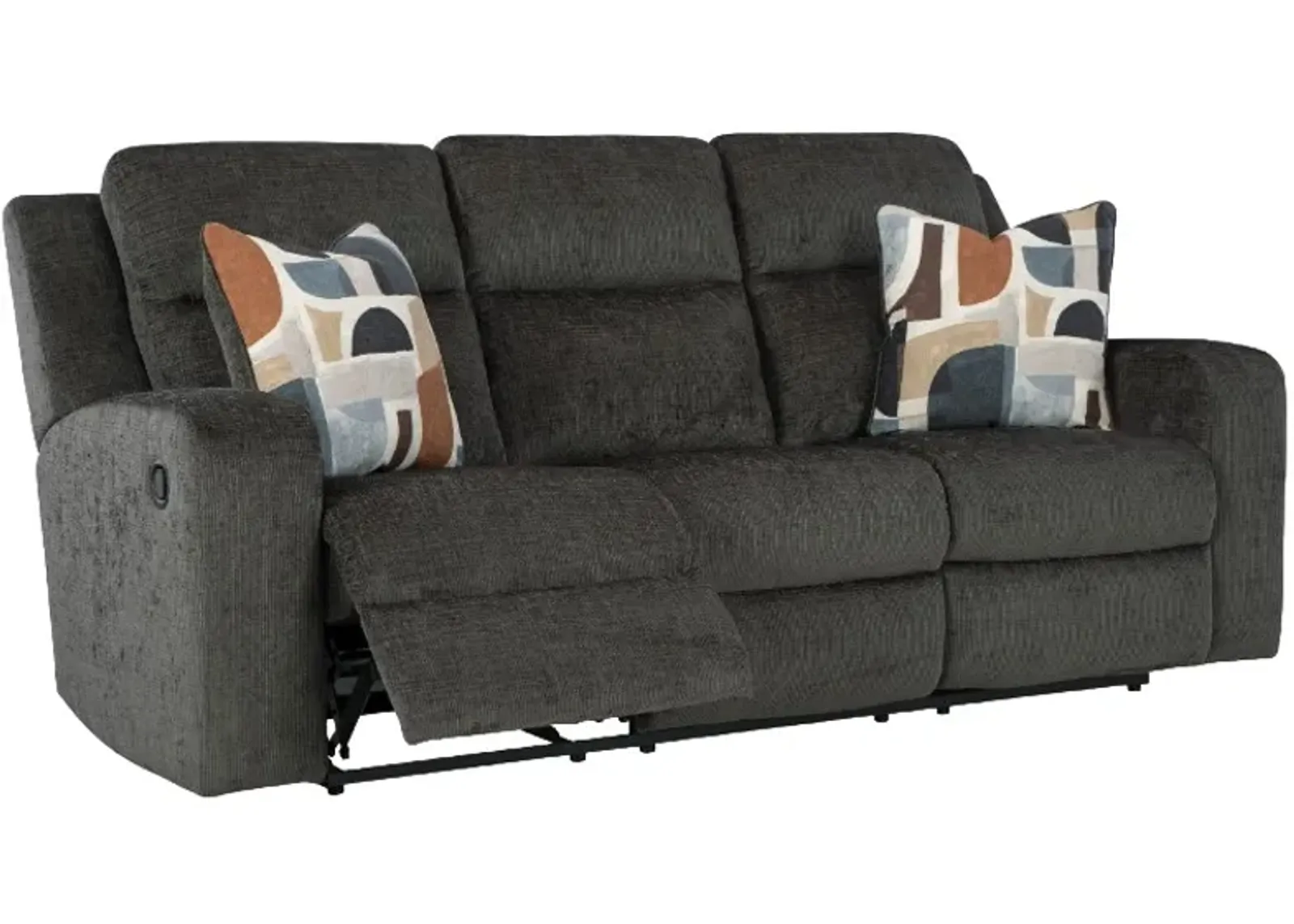 Signature Design by Ashley® Kanlow Dusk Manual Reclining Sofa