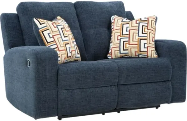 Signature Design by Ashley® Danum Ink Manual Reclining Loveseat