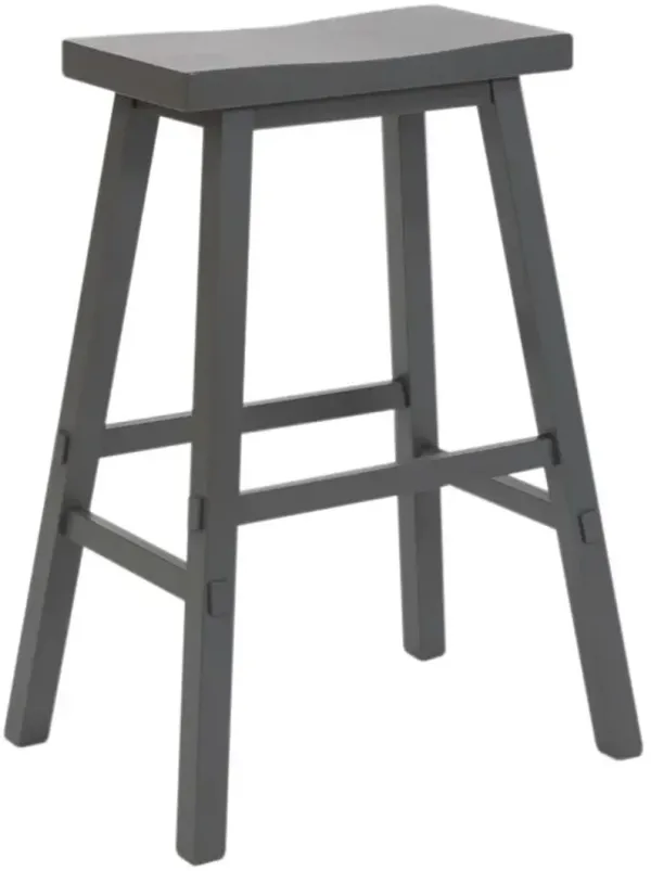 Liberty Furniture Creations II Sawhorse Gray 30" Bar Stool - Set of 2