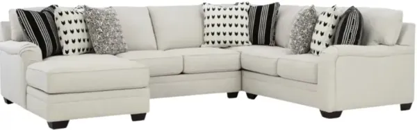 Signature Design by Ashley® Huntsworth 4-Piece Dove Gray Left-Arm Facing Sectional and Chaise