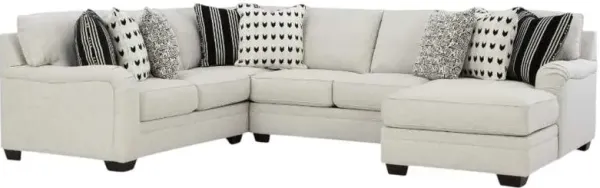 Signature Design by Ashley® Huntsworth 4-Piece Dove Gray Right-Arm Facing Sectional and Chaise