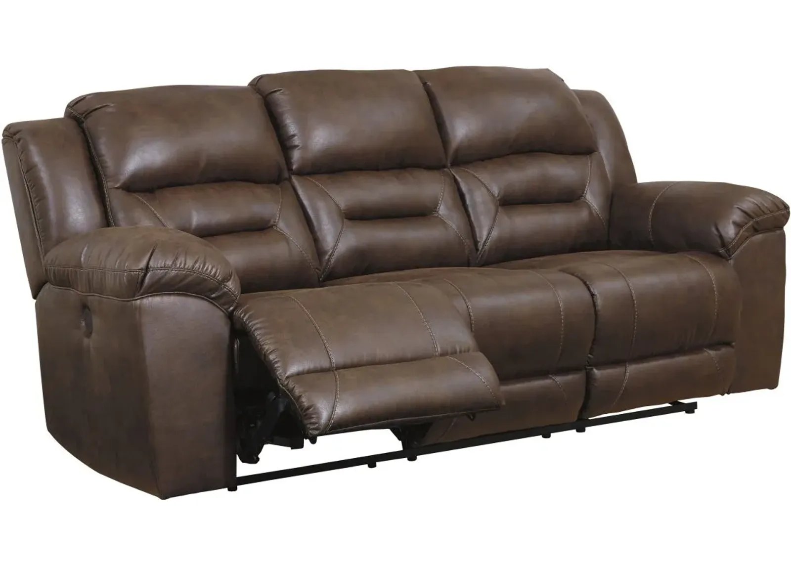 Signature Design by Ashley® Stoneland Chocolate Power Reclining Sofa