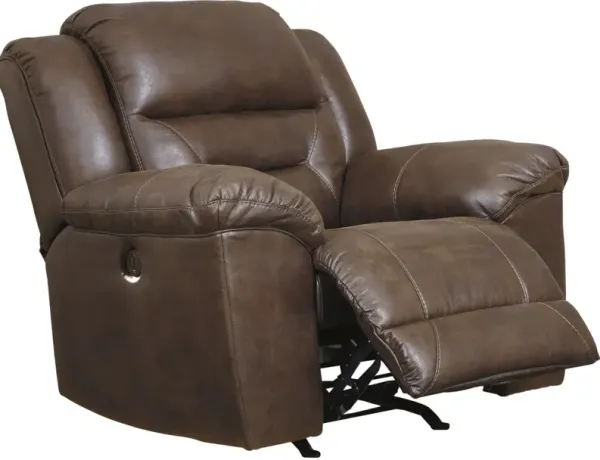 Signature Design by Ashley® Stoneland Chocolate Power Rocker Recliner