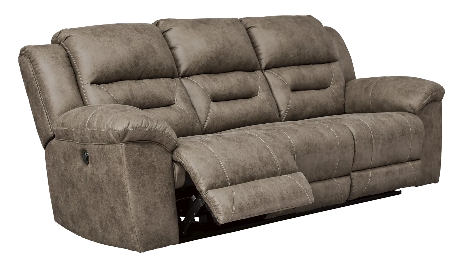 Signature Design by Ashley® Stoneland Fossil Reclining Power Sofa