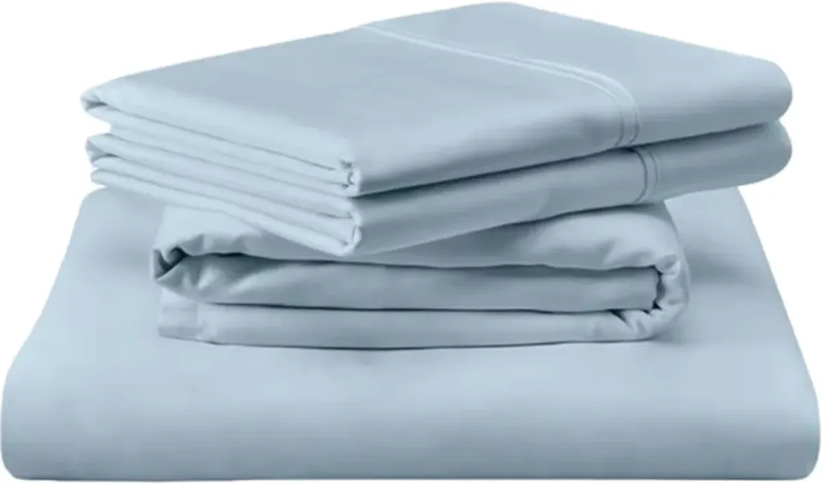 Tempur-Pedic® TEMPUR-Classic Sleepy Blue Cotton Twin Sheet Set