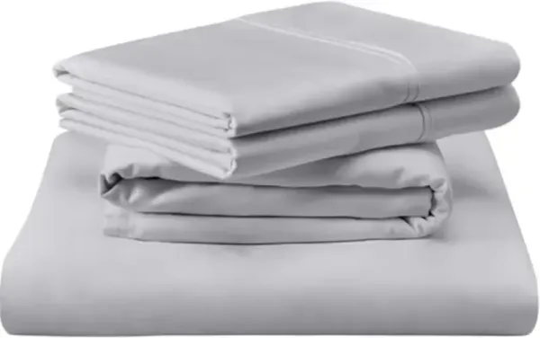 Tempur-Pedic® TEMPUR-Classic 5-Piece Silver Mist Cotton Split King Sheet Set