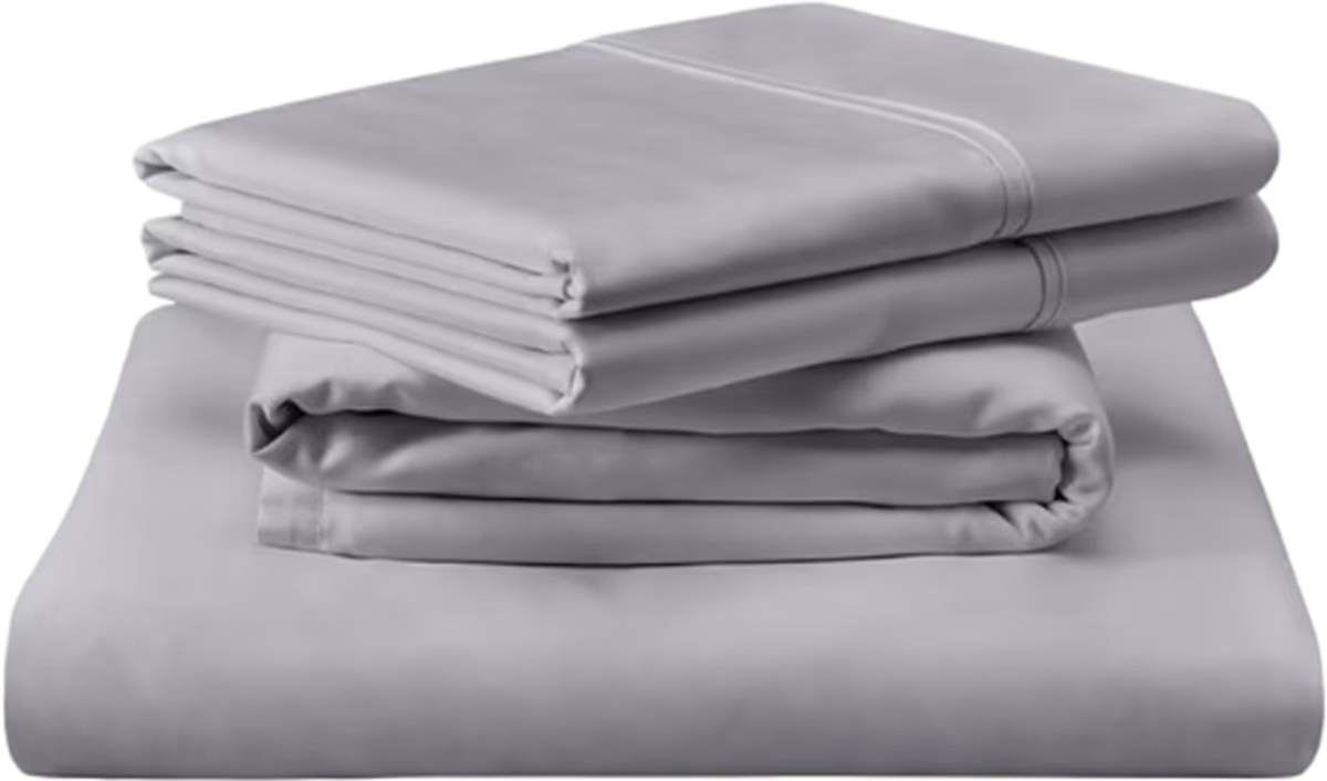 Tempur-Pedic® TEMPUR-Classic Cool Gray Cotton Split California King Sheet Set