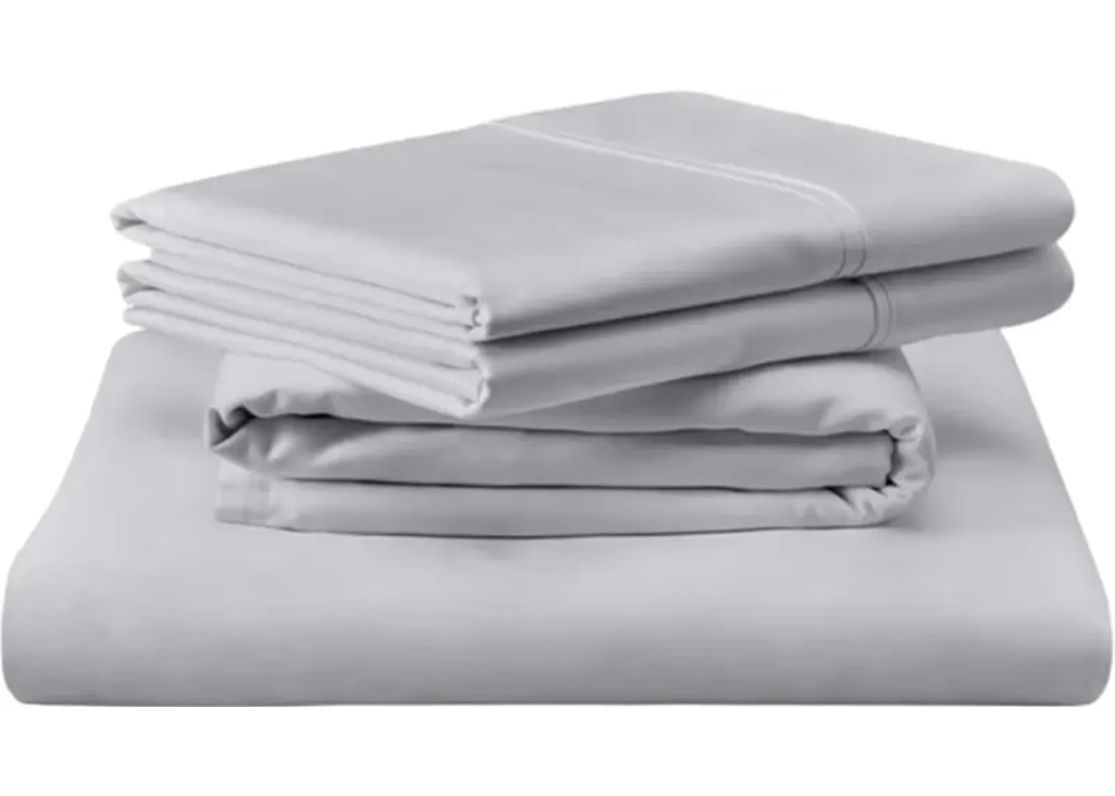 Tempur-Pedic® TEMPUR Luxe Silver Mist Egyptian Cotton Twin Sheet Set