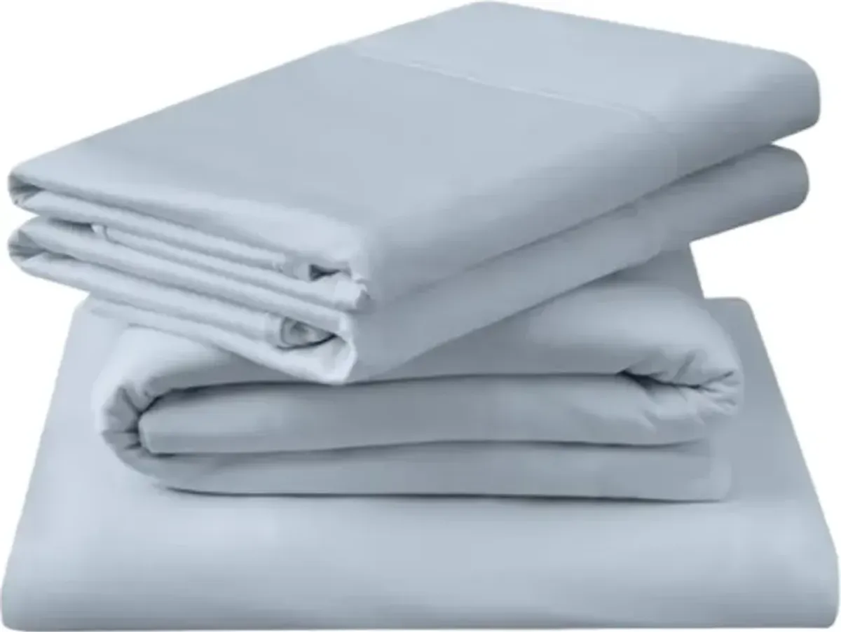 Tempur-Pedic® TEMPUR-Breeze® 5-Piece Sleepy Blue TENCEL Lyocell Split King Sheet Set