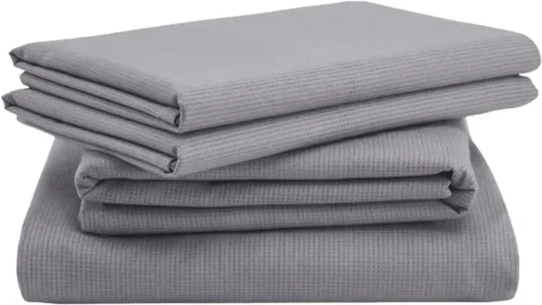 Tempur-Pedic® ProAir 3-Piece Cool Gray Cotton/TENCEL Lyocell Twin Sheet Set