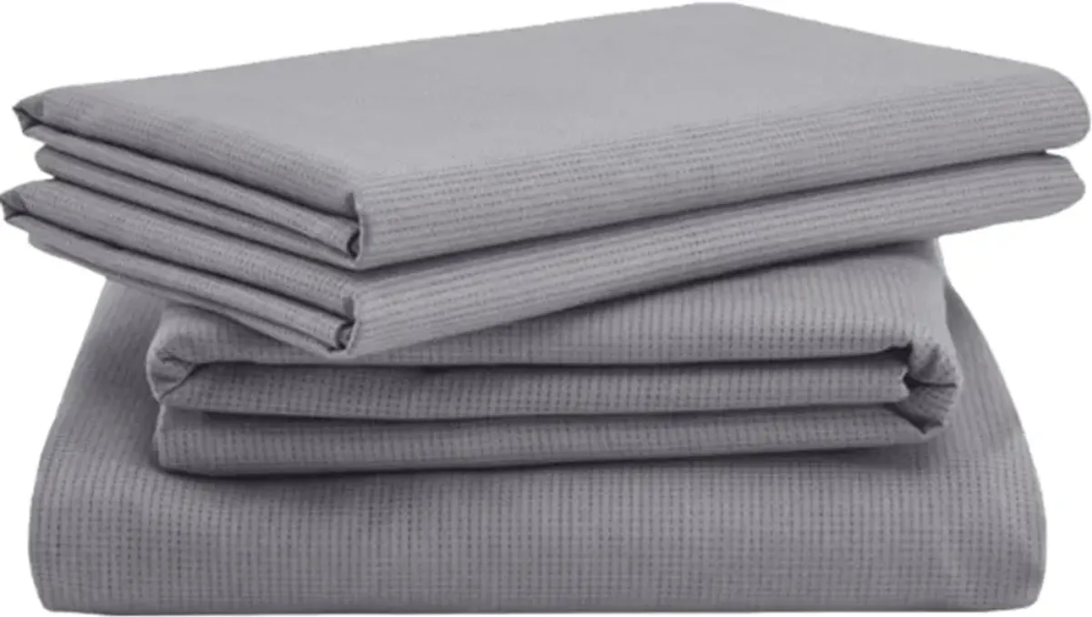 Tempur-Pedic® ProAir Cool Gray Cotton/TENCEL Lyocell Twin Sheet Set