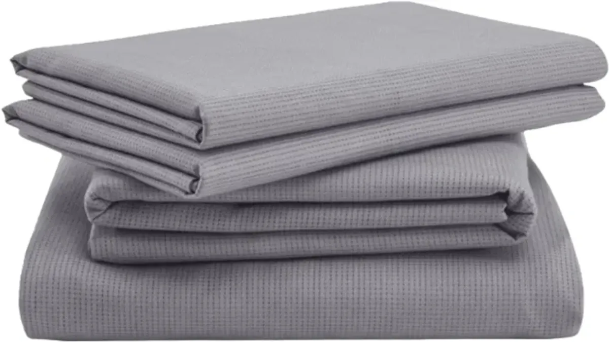 Tempur-Pedic® ProAir 4-Piece Cool Gray Cotton/TENCEL Lyocell Full Sheet Set
