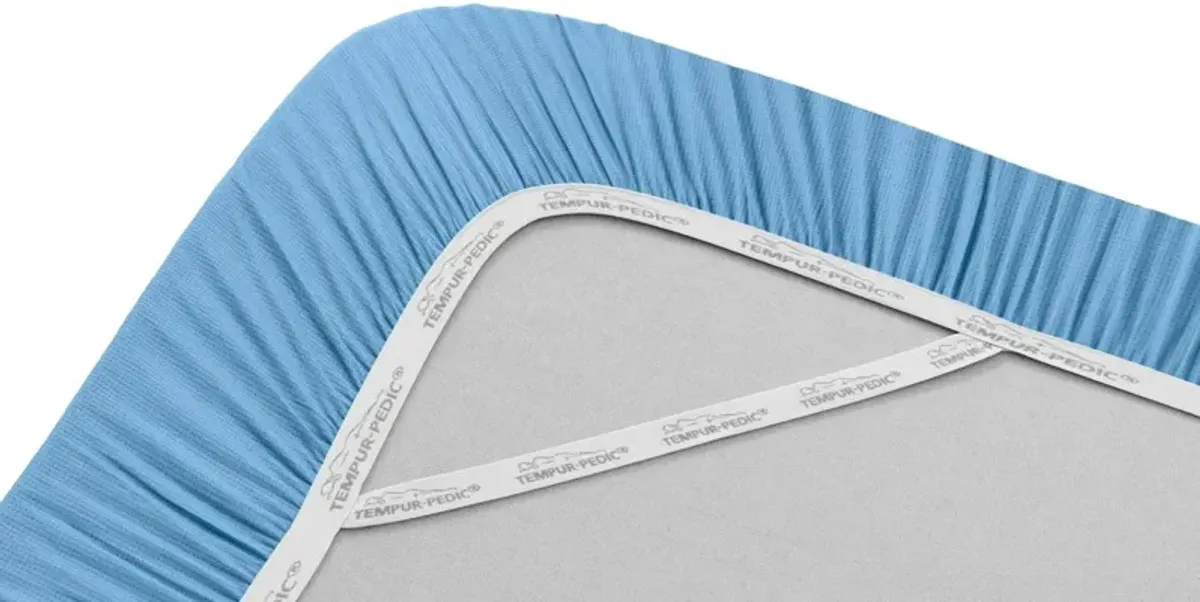 Tempur-Pedic® ProAir 3-Piece Blue Azure Cotton/TENCEL Lyocell Twin XL Sheet Set