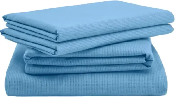 Tempur-Pedic® ProAir 4-Piece Blue Azure Cotton/TENCEL Lyocell Full Sheet Set