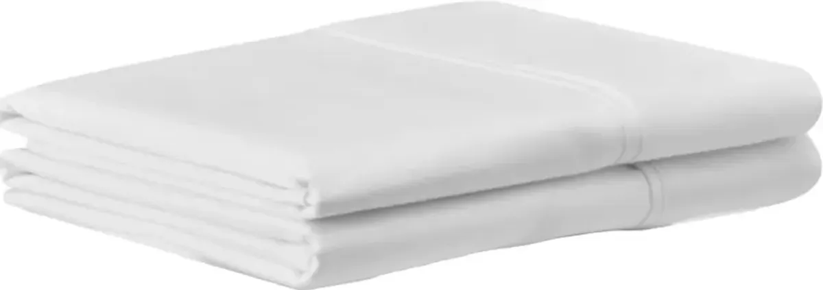 Tempur-Pedic® TEMPUR-Adapt® Luxe 2-Piece White Egyptian Cotton Queen Pillow Cases