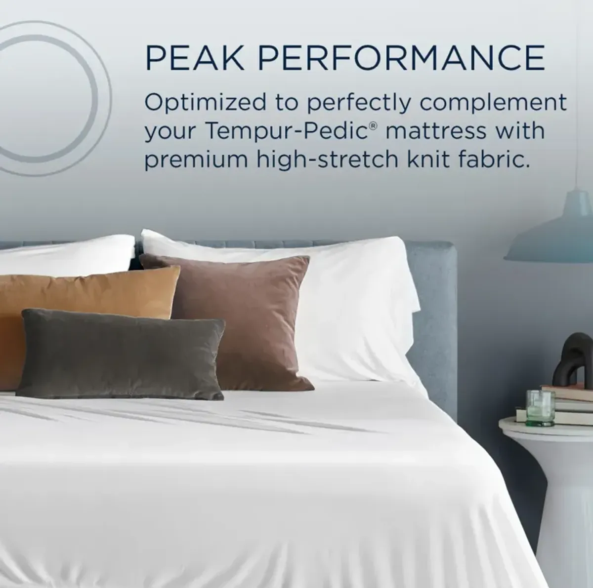 Tempur-Pedic® TEMPUR-ProPerformance 2-Piece White Moisture-Wicking Queen Pillow Cases