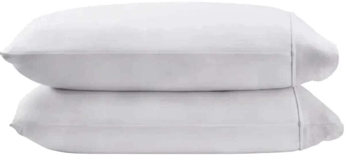 Tempur-Pedic® TEMPUR-Breeze® 2-Piece White TENCEL Lyocell Queen Pillow Cases