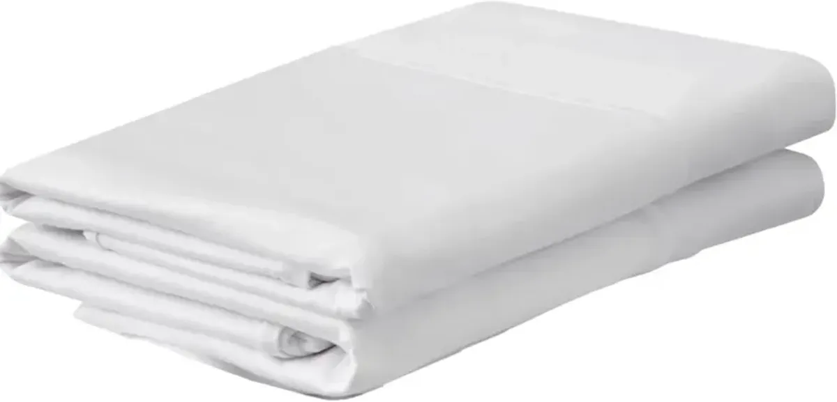 Tempur-Pedic® TEMPUR-Breeze® 2-Piece White TENCEL Lyocell Queen Pillow Cases