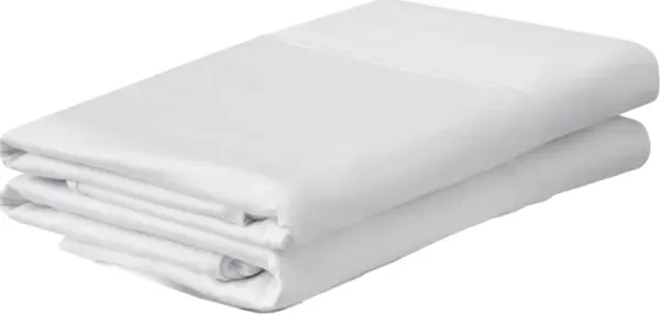 Tempur-Pedic® TEMPUR-Breeze® White TENCEL Lyocell Queen Pillow Case Set