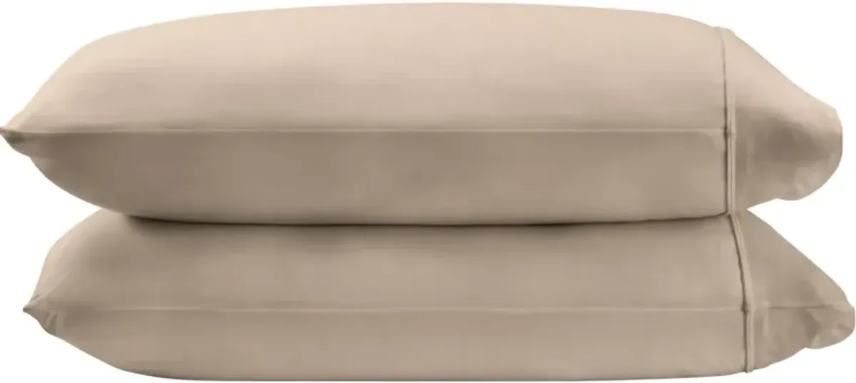 Tempur-Pedic® TEMPUR-Breeze® Sandstone TENCEL Lyocell Queen Pillow Case Set