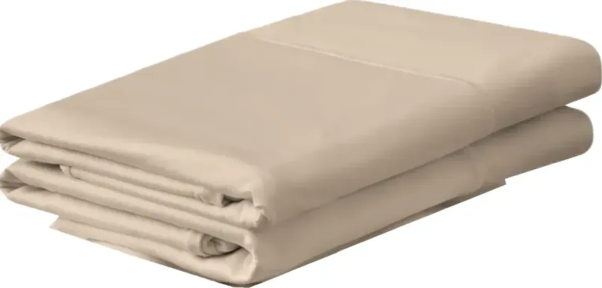 Tempur-Pedic® TEMPUR-Breeze® Sandstone TENCEL Lyocell Queen Pillow Case Set