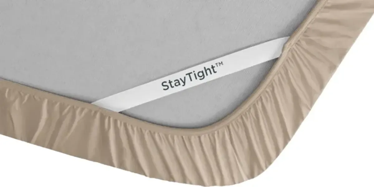 Tempur-Pedic® TEMPUR-Adapt® Luxe 3-Piece Sandstone Egyptian Cotton Twin Sheet Set