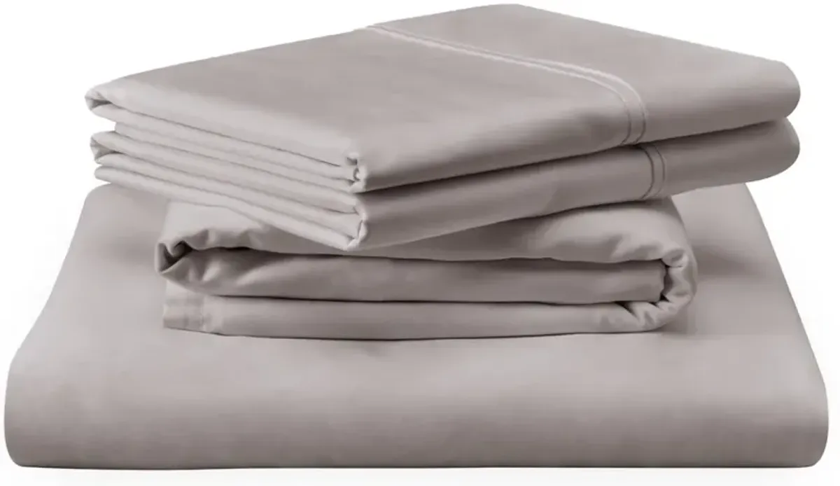 Tempur-Pedic® TEMPUR-Adapt® Luxe 3-Piece Sandstone Egyptian Cotton Twin Sheet Set