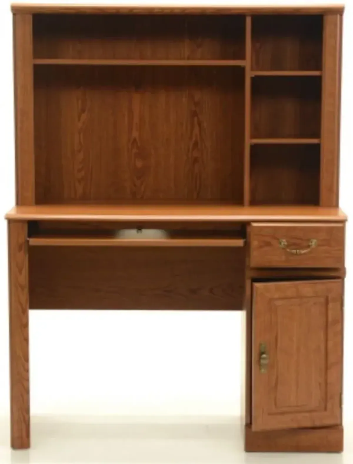 Sauder® Orchard Hills® Carolina Oak® Computer Desk with Hutch