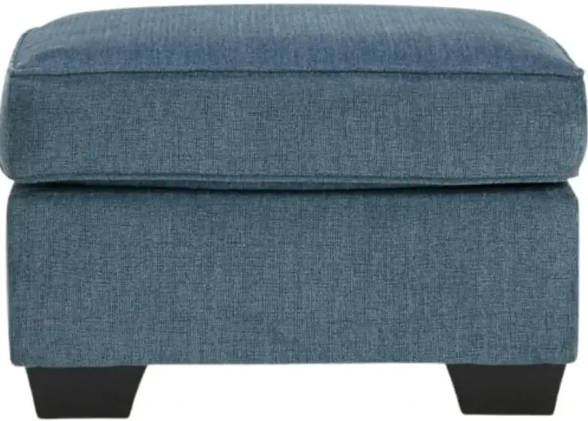 Signature Design by Ashley® Cashton Blue Ottoman