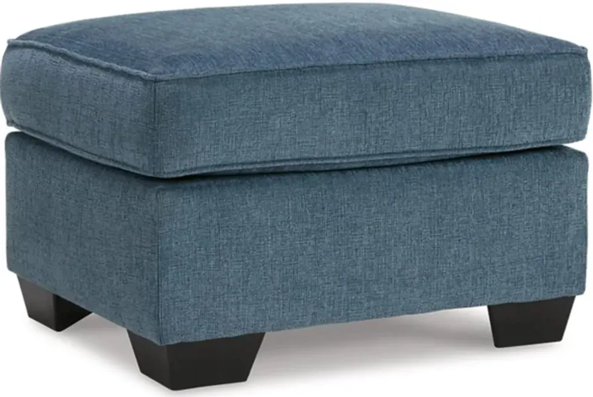 Signature Design by Ashley® Cashton Blue Ottoman