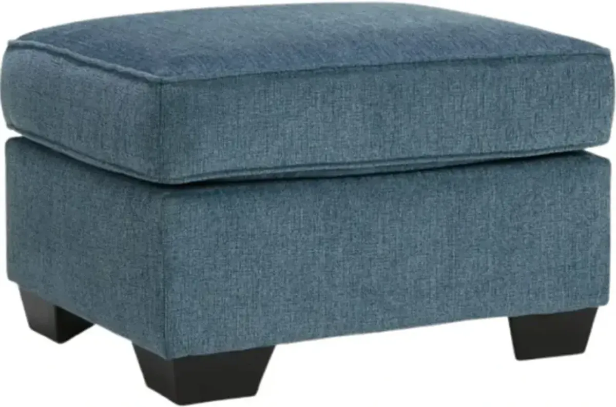 Signature Design by Ashley® Cashton Blue Ottoman