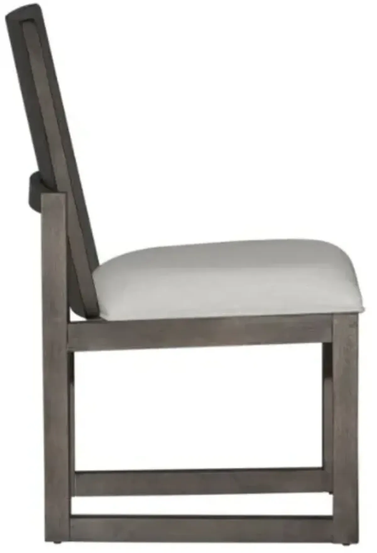 Liberty Furniture Modern Farmhouse Dark Gray Panel Back Side Chair - Set of 2