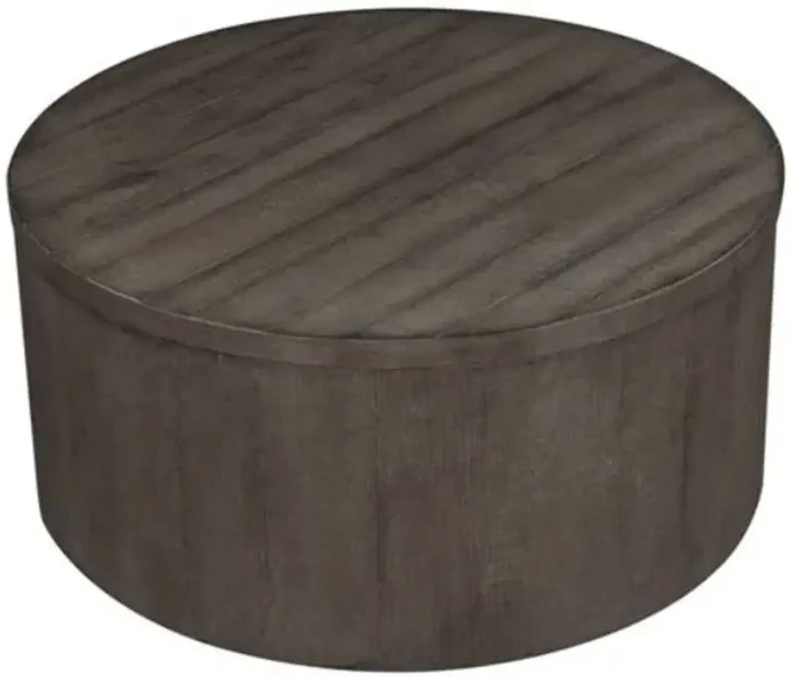 Liberty Furniture Modern Farmhouse Dusty Charcoal Drum Cocktail Table