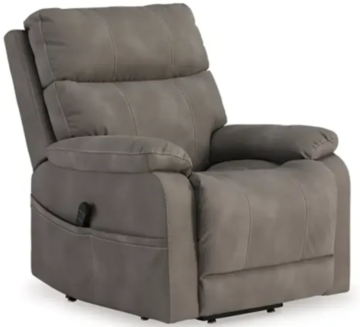 Signature Design by Ashley® Next-Gen Durapella Slate Power Lift Recliner Chair