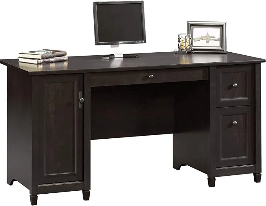 Sauder® Edge Water® Estate Black® Computer Desk