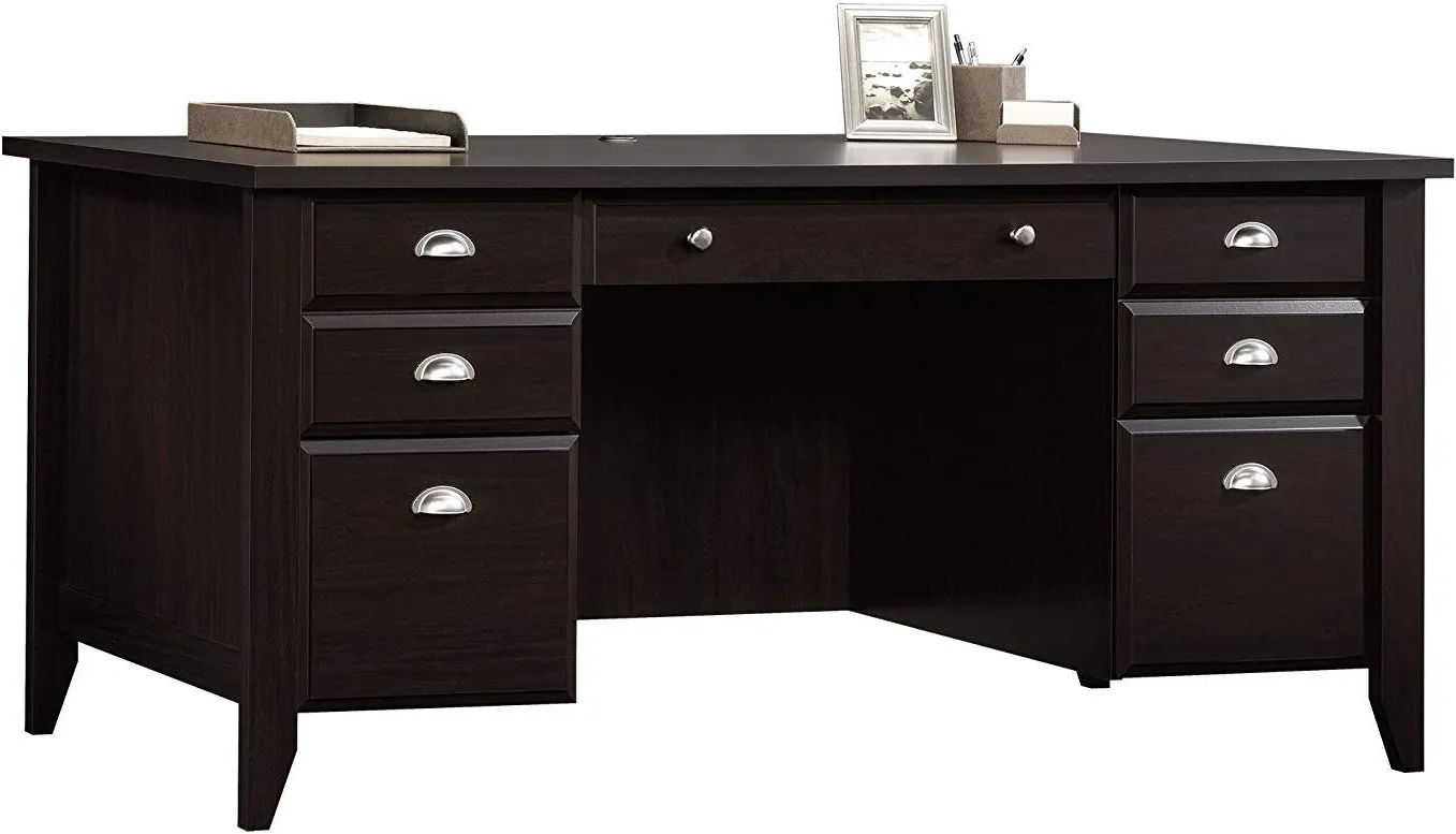 Sauder® Shoal Creek® Jamocha Wood® Executive Desk