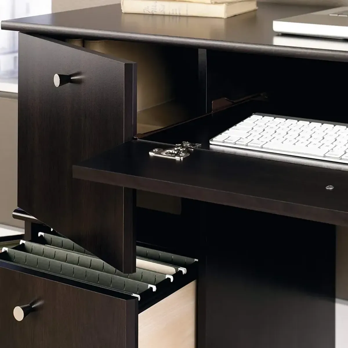 Sauder® Select Cinnamon Cherry Computer Desk