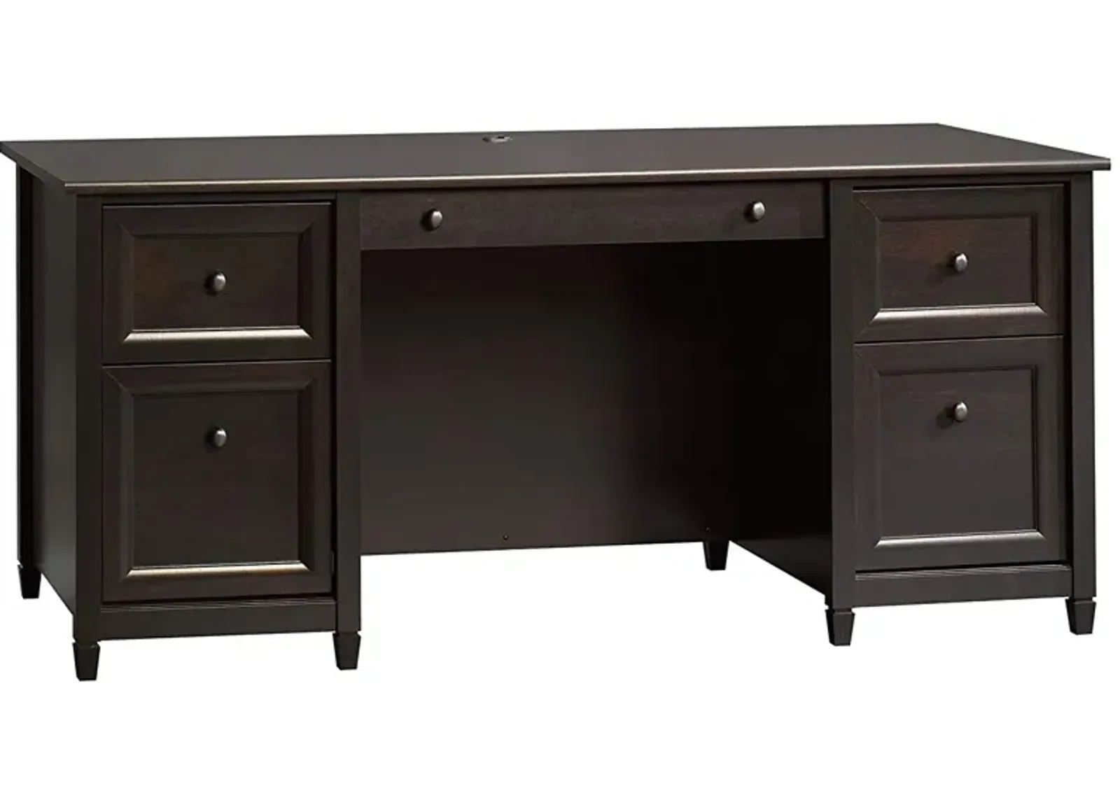 Sauder® Edge Water® Estate Black® Executive Desk