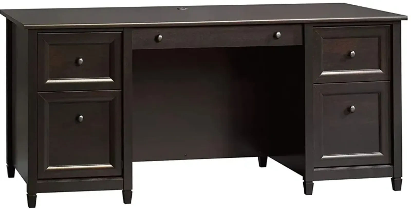 Sauder® Edge Water® Estate Black® Executive Desk