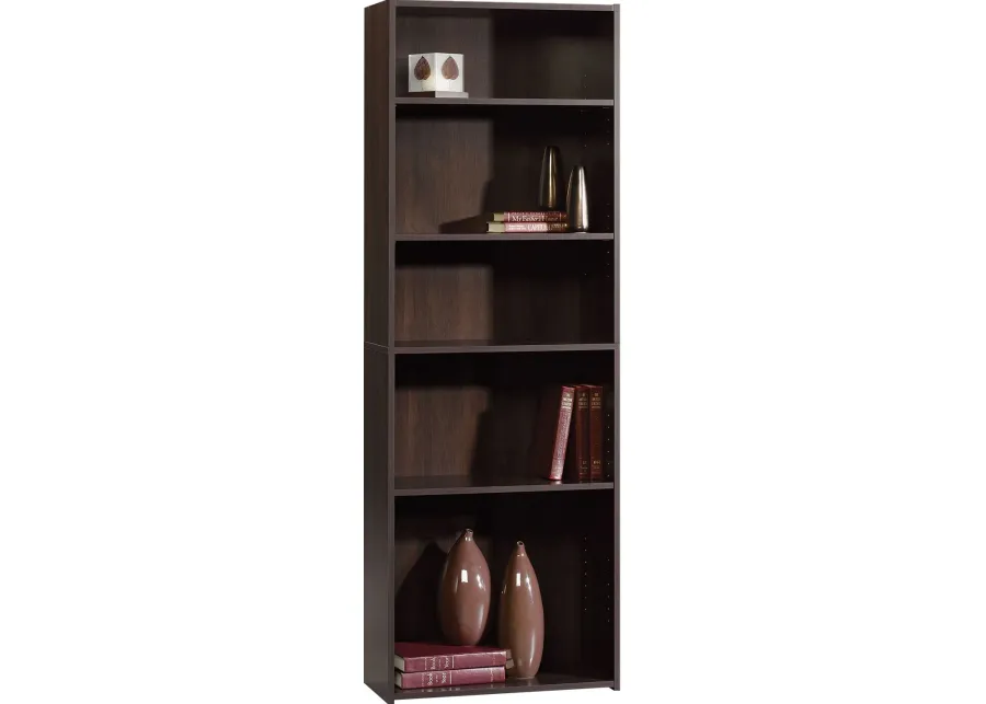 Sauder® Beginnings® Cinnamon Cherry 5-Shelf Bookcase