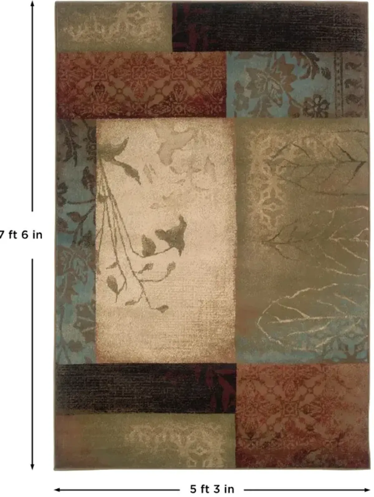 Oriental Weavers Hudson 5'x8' Style 2 Area Rug