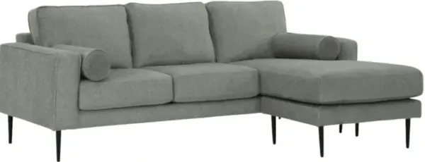Signature Design by Ashley® Hazela Charcoal Sofa Chaise