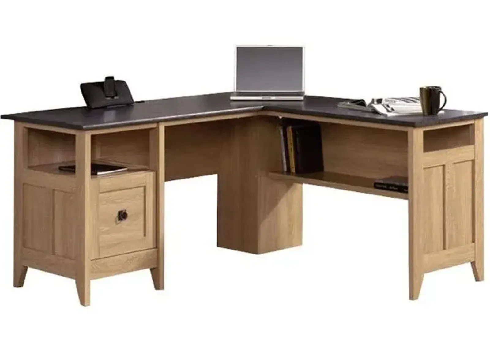 Sauder® Select Dover Oak® L-Shaped Desk