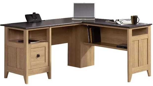 Sauder® Select Dover Oak® L-Shaped Desk