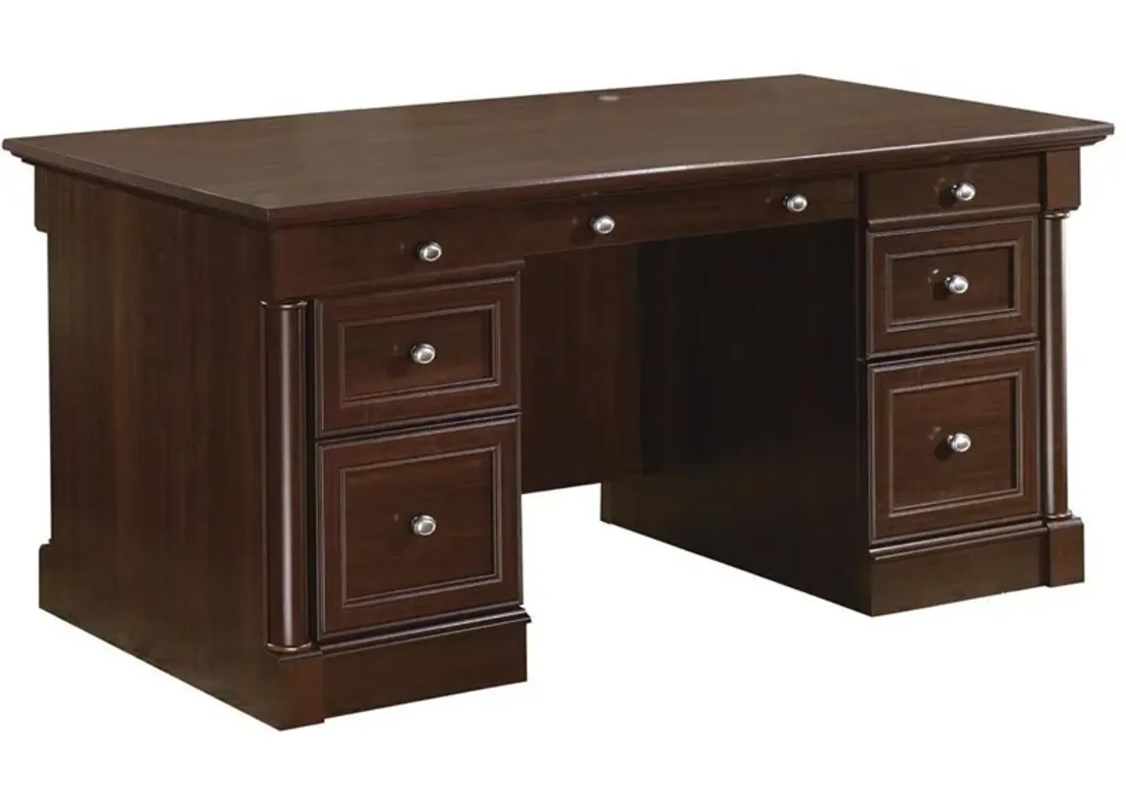 Sauder® Palladia® Select Cherry Executive Desk